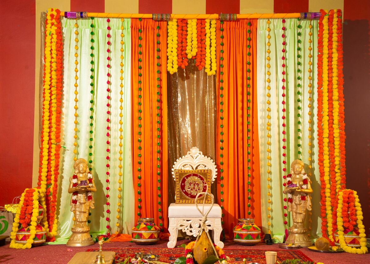 Seemantham - Traditional baby shower - Wedding mandap hire and Event ...