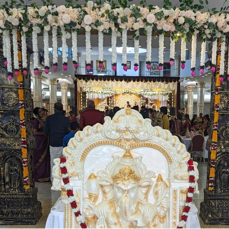 Indian traidtional wedding mandap